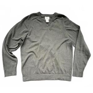 L.L.Bean Olive Green Cashmere Blend Sweater - Size M